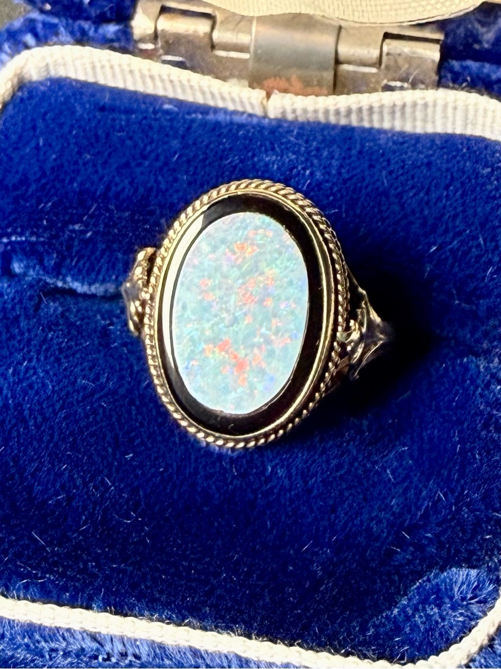 14k Gold Opal Ring